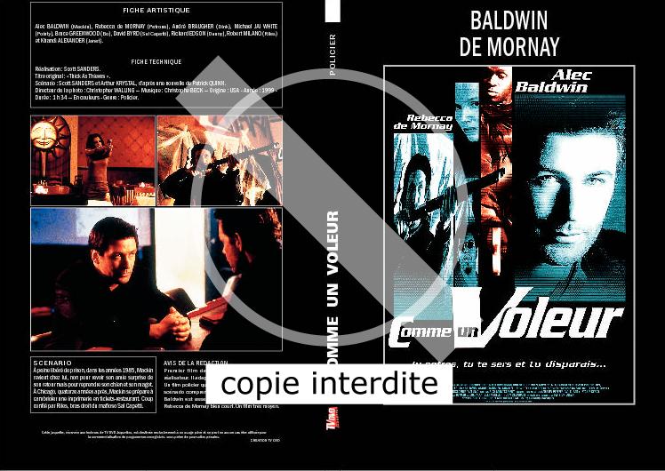 COMME UN VOLEUR  TVDVD Jaquettes